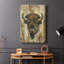 ANIMALS Series CDXCVII - Toile tendue avec châssis Premium - Prêt à être accroché-1341498154