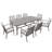 Kannyn Rectangular 8 - Person 84.1" Long Aluminum Dining Set with Cushions