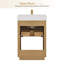 Ensemble de meuble-lavabo simple en marbre Kaiser-512198097