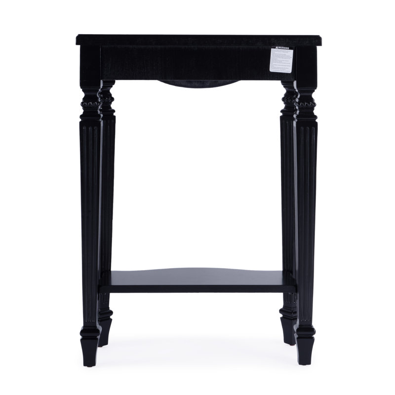 Cheshire Ballerina 22" Console Table, Black