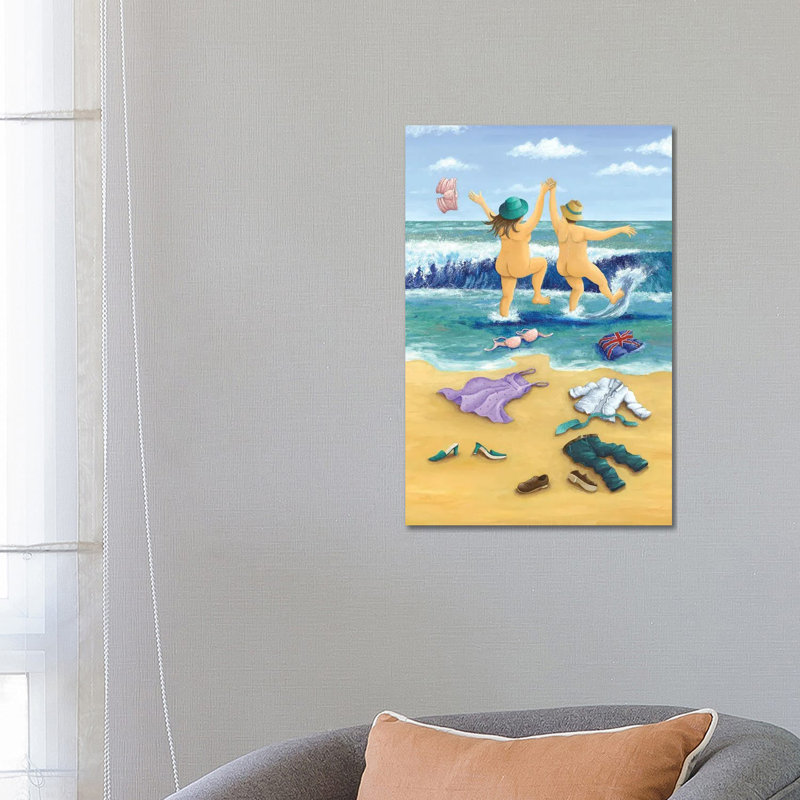 Skinny Dippers by Peter Adderley - Wrapped Canvas Gallery-Wrapped Canvas Giclée, 66.04 cm H x 45.72 cm W x 3.175 cm D