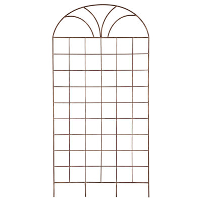 Orrin 74 in. H x 42 in. W Steel Lattice Panel Trellis