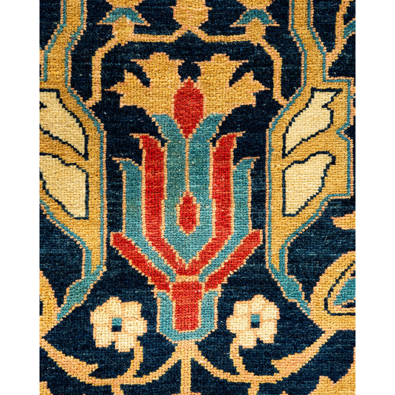 Eclectic One-of-a-Kind 15' 10" X 11' 10" Hand Knotted Area Rug