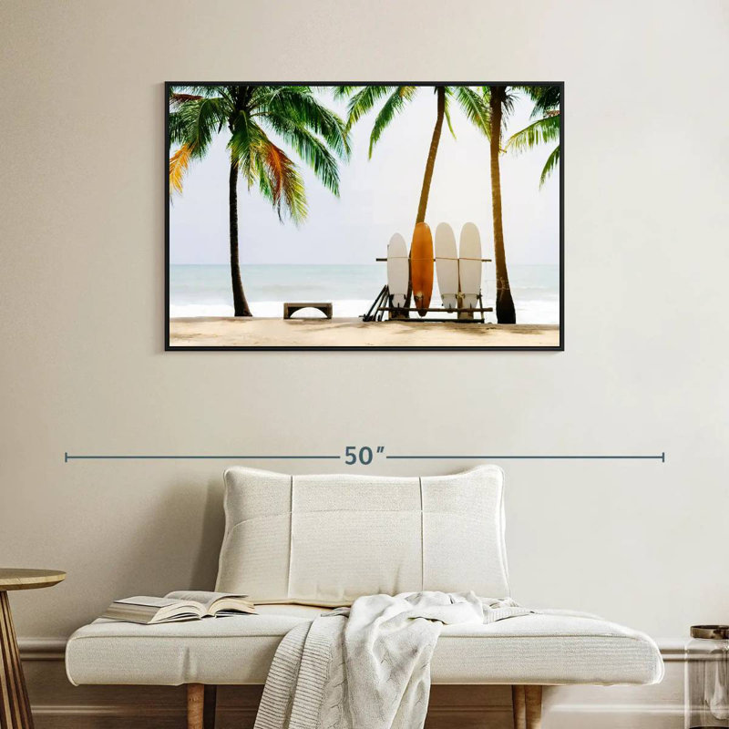 Configuration de la planche de surf, Cadre flottant noir, 40 po x 27 po