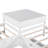 Twin L-Shaped Platform Bed In White With Trundle, Drawers & Desk - Modern Design And Dependable Construction-312916933