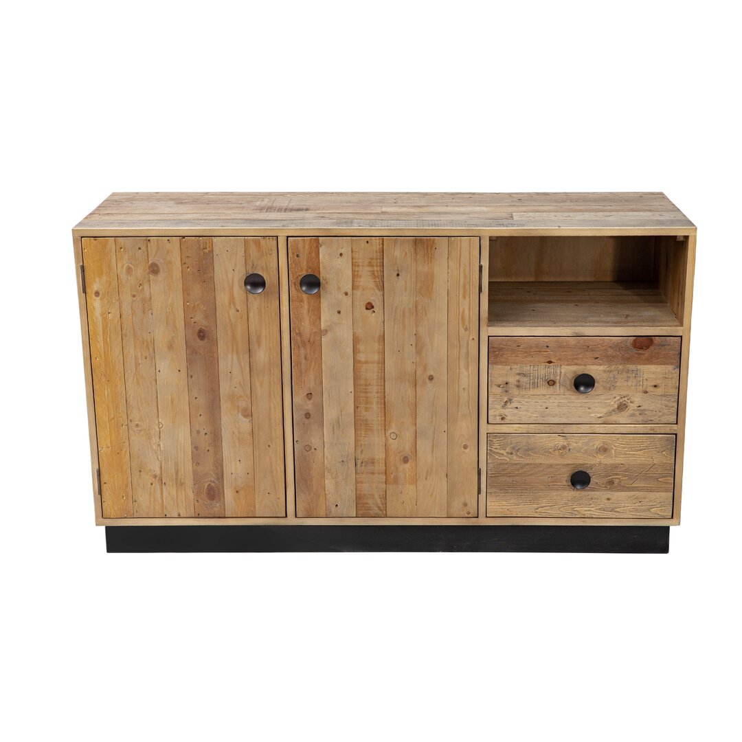 Sideboard Garret aus Massivholz 140 cm