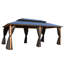 20 pi L 12 pi. D Pavillon de jardin en aluminium