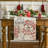 Xmas Trees Let It Snow Blue Snowman Christmas Table Runner, Seasonal Winter Holiday Kitchen Dining Table Decoration For Home Party Decor-1469612144-1445270641