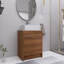 Meuble-lavabo simple 24 po avec comptoir en céramique 24 po