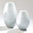 Cased Glass Stripe Vase-Blue-57567992