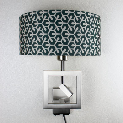 Hartford LED Plug-in Armed Sconce