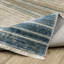 Brice Power-Loom recyclé P.E.T. Tapis géométrique bleu / beige-1744319653