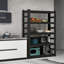 Étagère de rangement robuste de 87 po de hauteur, tablette en métal réglable à cinq couches, convenant aux salles d’outils, garages, grandes surfaces, etc., noir, nécessitant un assemblage, H 87 po x l 47 po x P 23,6 po