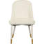 Chaise d'appoint rembourrée en velours Belle-319726428