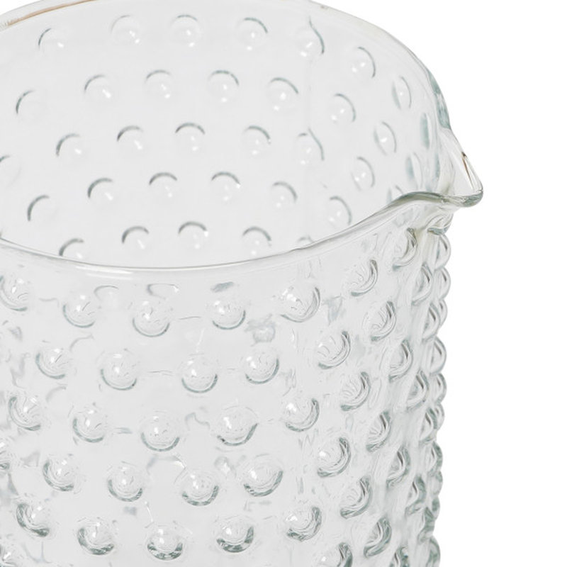 Pichet en verre soufflé à la main