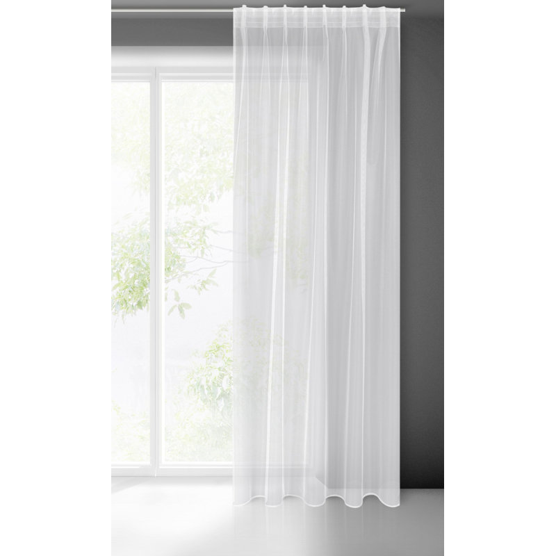 Rizokarpaso Slot Top Sheer Curtain, 300cm H x 140cm W