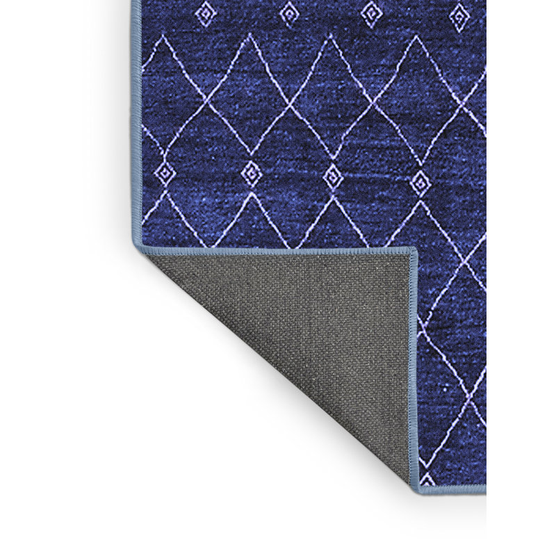 Geometric Indoor Rug, Rectangle 2' x 3'
