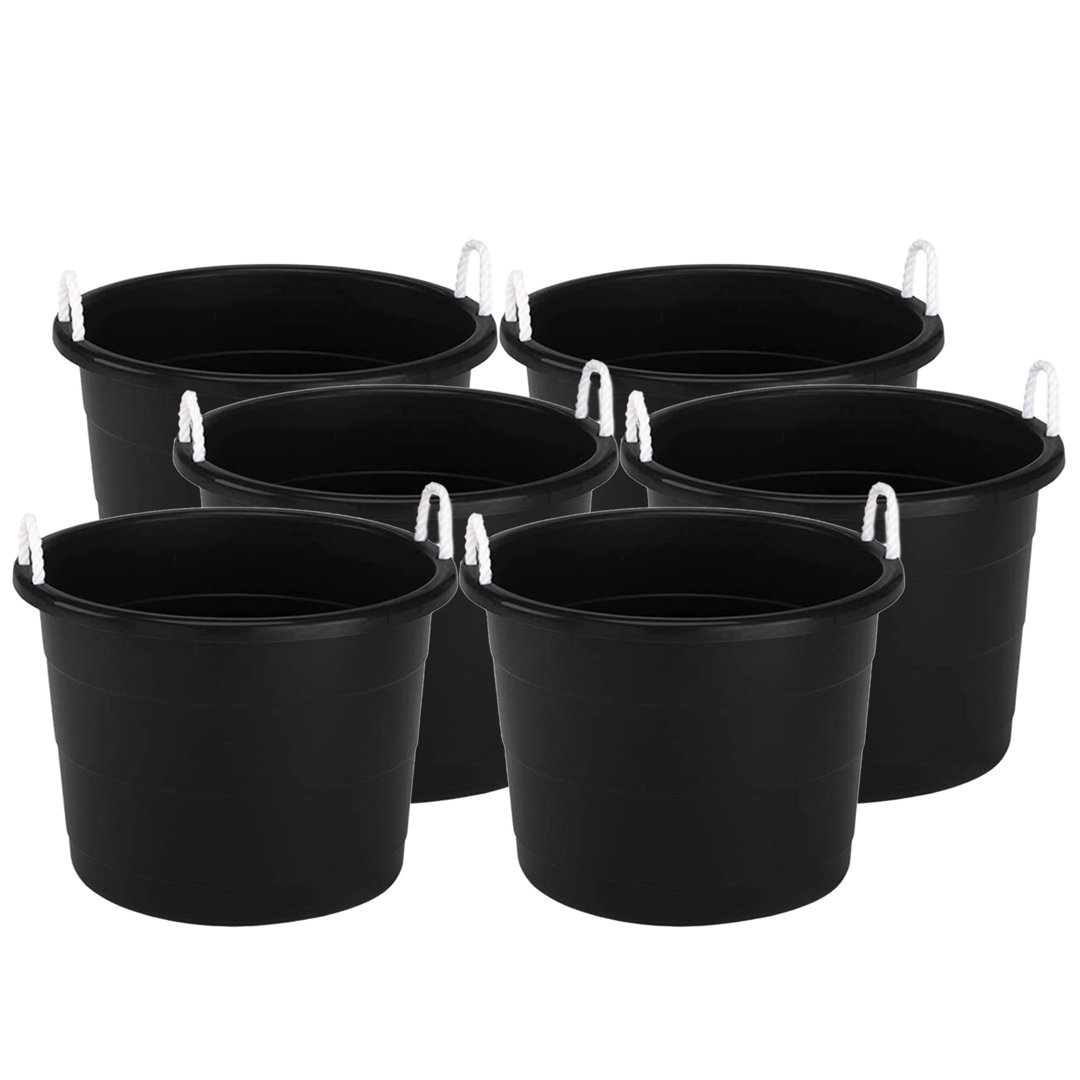 Homz Plastic Storage Tub & Tote (Set of 3) Homz
