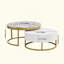 Table basse gigogne moderne avec tiroirs Modern