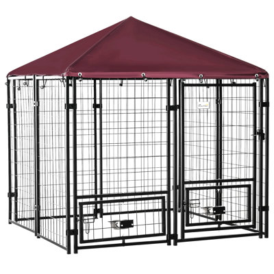 Chenil d'extérieur pour chien 5 'X 5' X 5 '