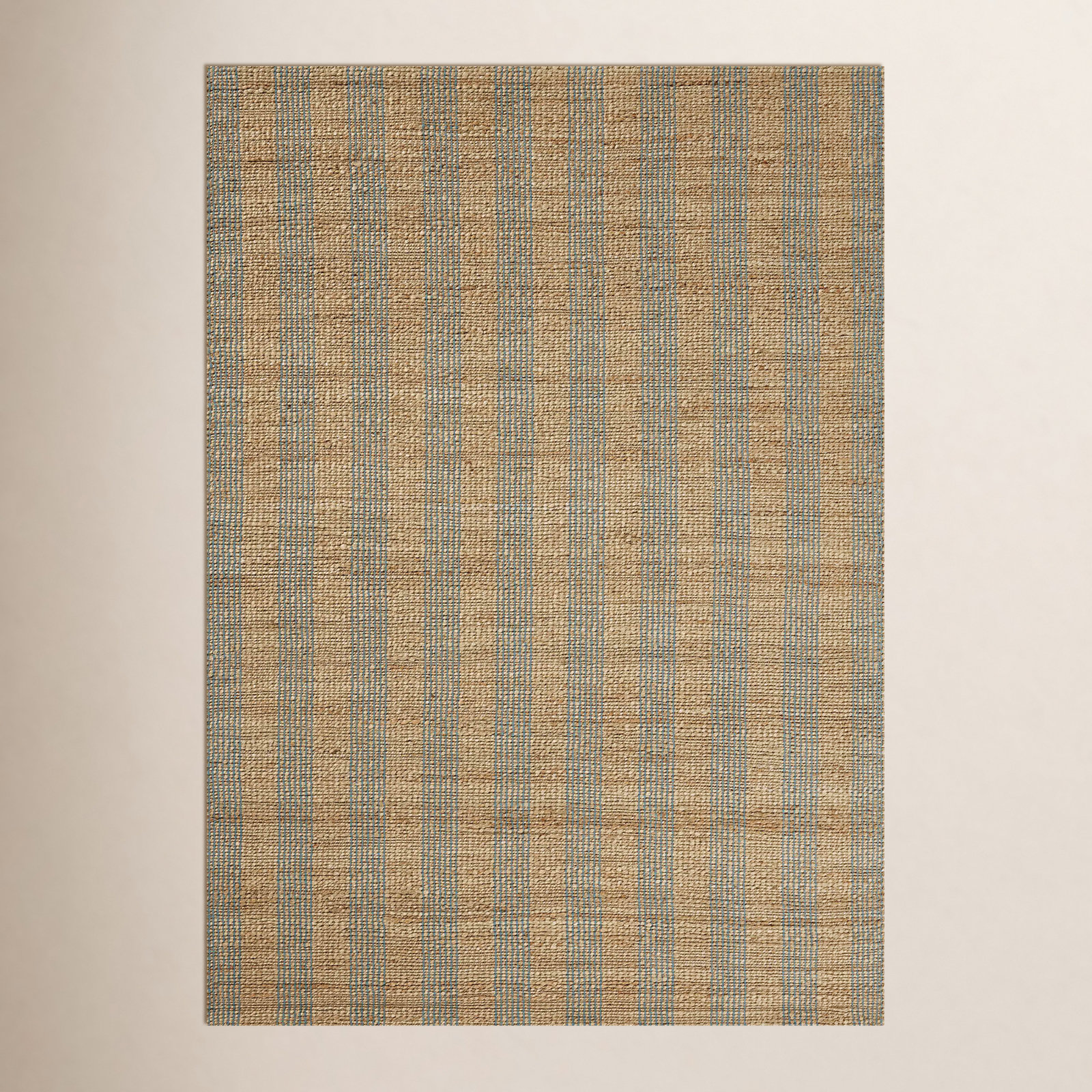 Judy Natural / Sky Area Rug, Square 1'6"