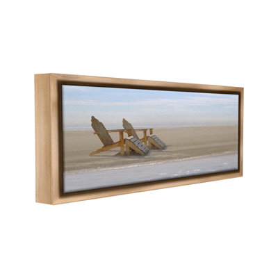 "Beach Chairs By Shore" par Noah Bay sur toile