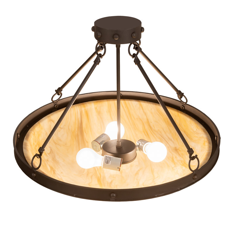 Freya 3 - Light Semi Flush Mount