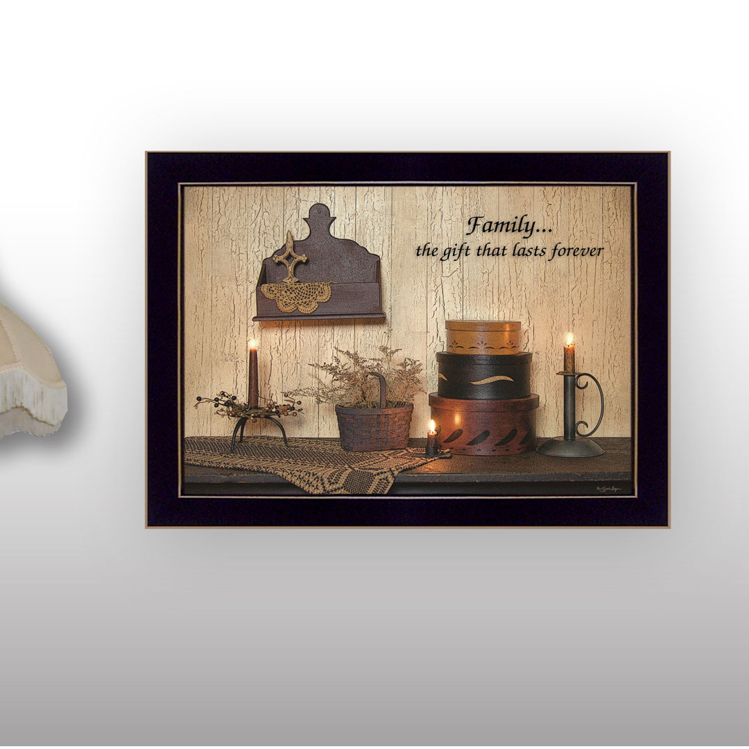 Forever Family Framed Wall Art for Living Room, Home Wall Décor by Susie Boyer August Grove® 
