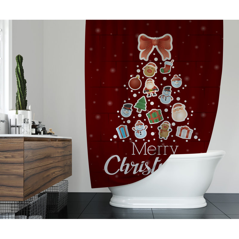 Belliere Shower Curtain, 90" H x 70" W