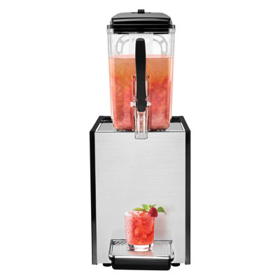 Commercial Beverage Dispenser, 12 L / 12.7 QT Juice Dispenser, 170W 304 Stainless Steel Food Grade Ice Tea Drink Machine With 45°F-54°F Cooling Temperature, For Cold Drink Restaurant Bar Party