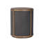 Bertie End Table-Black Linen