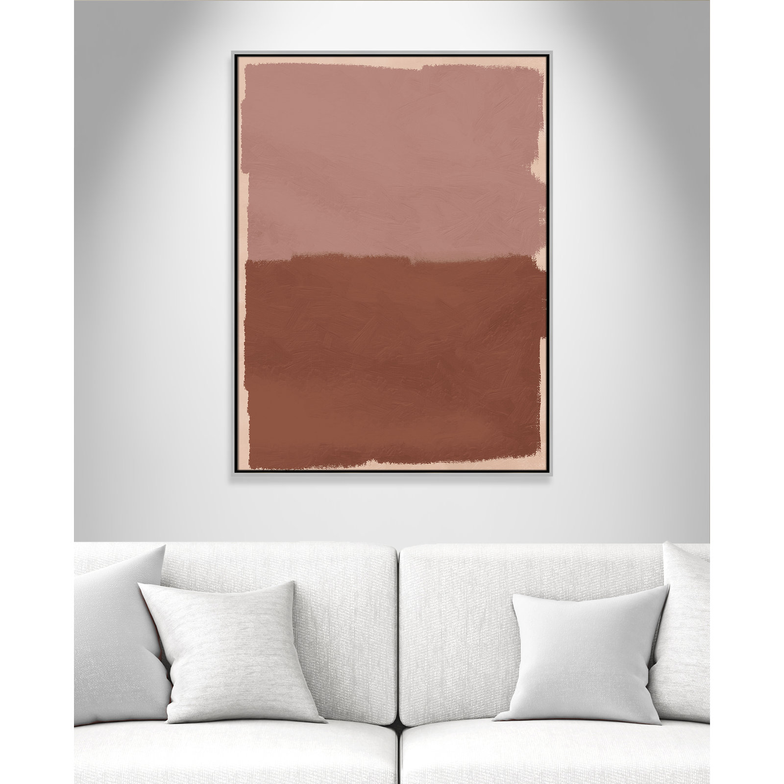 Hollow Delight Print by Marcus Prime, 31.5'' W x 41.5'' H, Silver Floater