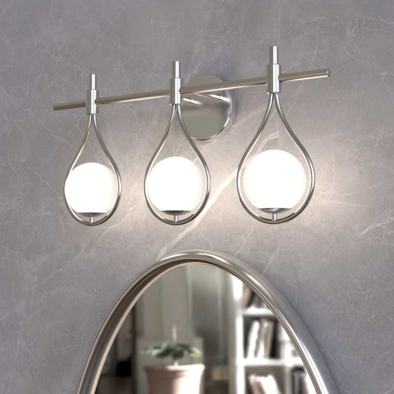 22.5" Bathroom Vanity Light, 3-light Wall Sconce
