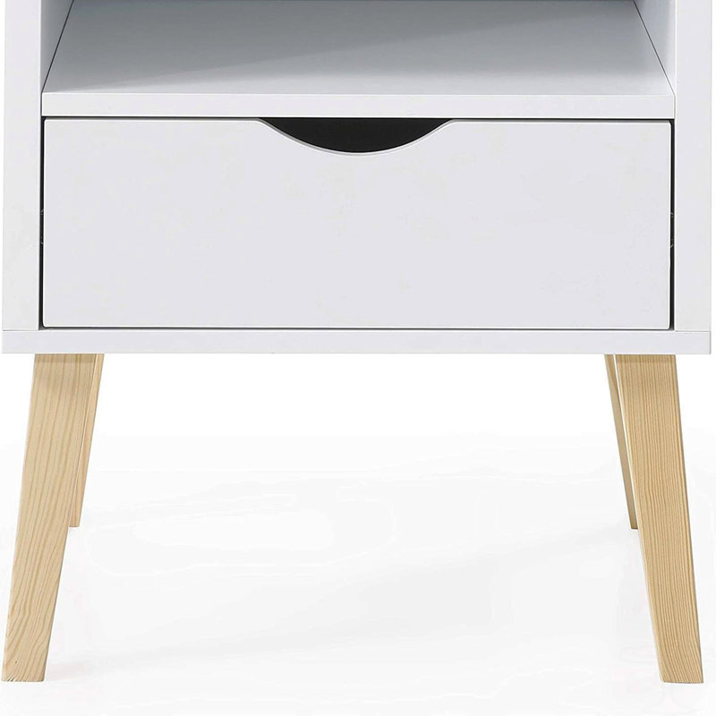 Table de bout Mid-Century moderne Jeff, table de bout et table d'appoint