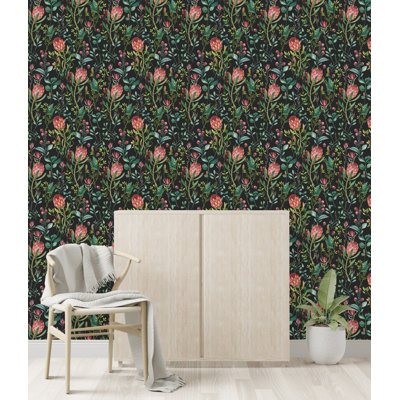 Peel & Stick Floral Tile