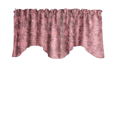 Floral Scalloped Window Valance