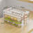 Dumpling Container Refrigerator Storage Box with Transparent Lid Large Capacity Non-Stick Design BPA Free Detachable Food Storage Container