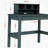 Grey Writing Desk with Hutch