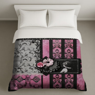 Floral Bedding Decor Duvet Cover Vintage