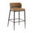 Metal Frame Bar Stools Set Of 2 With Footrest-1560203986