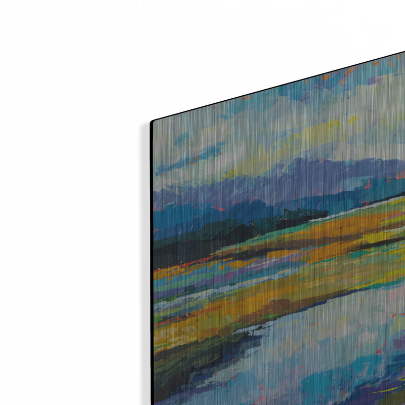 Red Barrel Studio® «Fall Marsh» par Jeanette Vertentes, art mural en métal, H 24 po x l 24 po