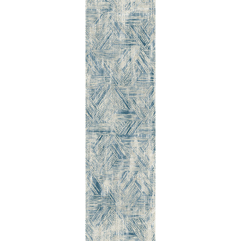 Tapis bleu Garzon, Tapis de couloir : 2 pi 2 po x 7 pi 7 po