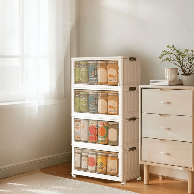 Plastic / Acrylic Rectangle Accent Cabinet