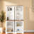 Spacious Storage Bookcases, Mdf Wood Modern Curved Shelves For Home