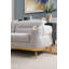 Causeuse de style moderne Zoe en bois et or-1902522412