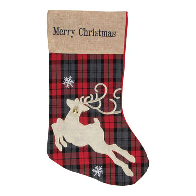 Chaussette de Noël 19 po Merry Christmas