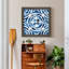 Cobalt tiles IV, reproduction d’art sur toile encadrée-31037158-31036957