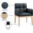 Adrian Vegan Leather Dining Arm Chair-58339050-58339049