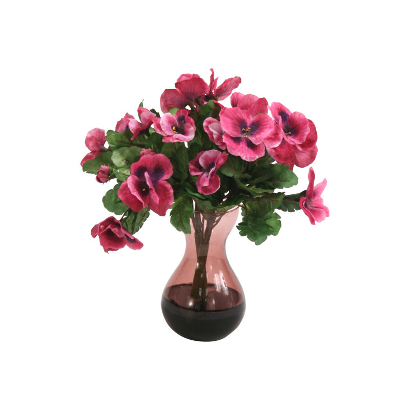 Douille pansy rose en force d’ampoule en violet