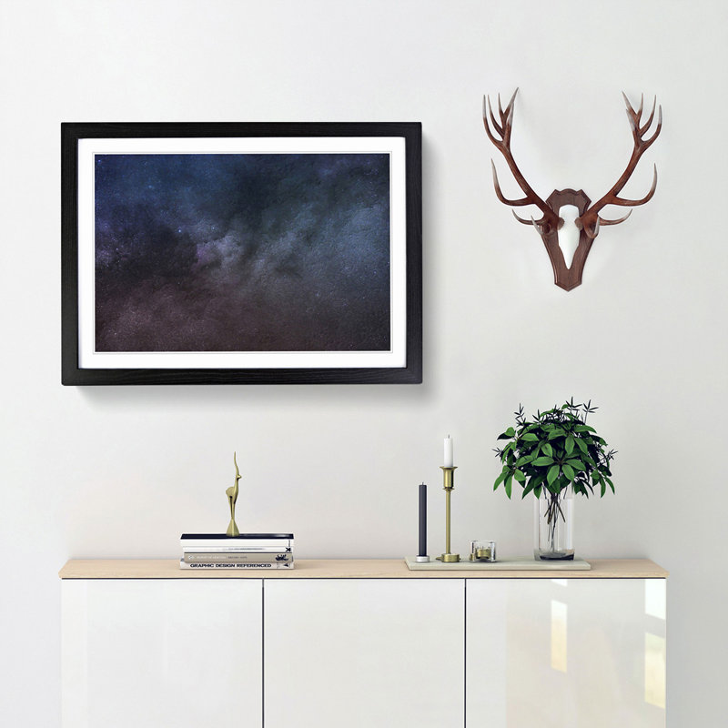 Universe in Abstract Vol.44 in Abstract - Picture Frame Graphic Art Print, Black Framed, 36cm H x 48cm W x 2cm D